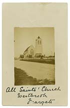 Hartsdown Road/All Saints Church ca 1903 [PC]